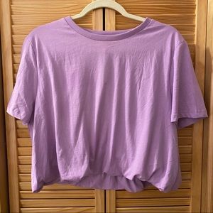 Zara Purple Crop Top